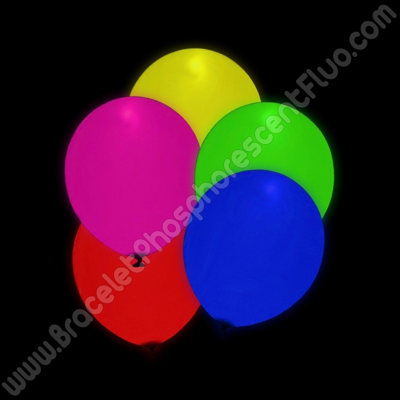 Ballon Led à gonfler 28 cm Arc en ciel pas cher - Badaboum