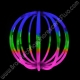 Sphères Fluo Tricolores