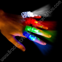 Bague lumineuse LED en caoutchouc multicouleur clignotante